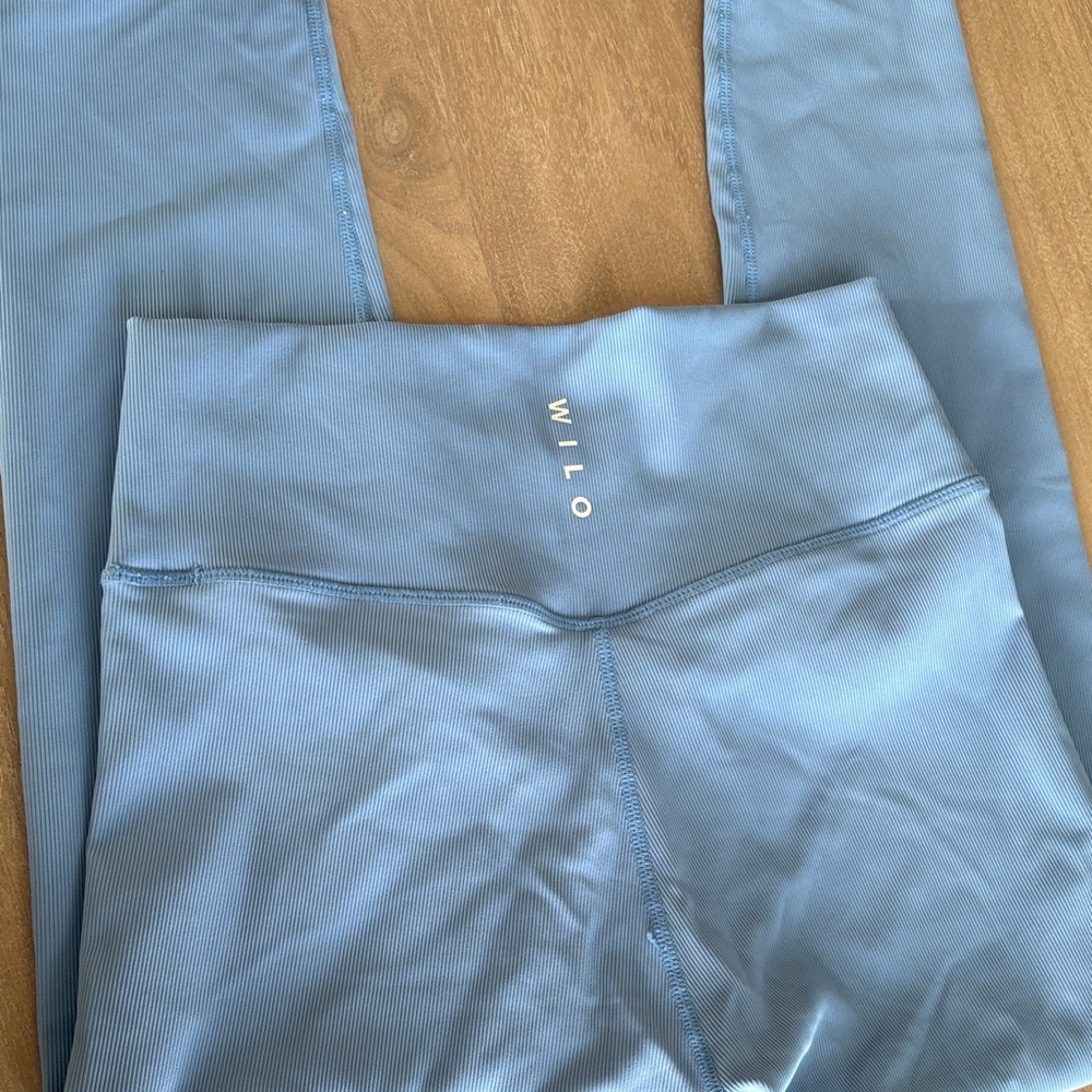 Willow Sky Blue Active Leggings - Picture 5 of 7